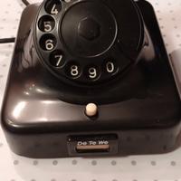 Telefono in bachelite a disco funzionante 