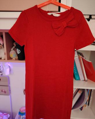 veztito natalizio H & M - bambina 10 anni