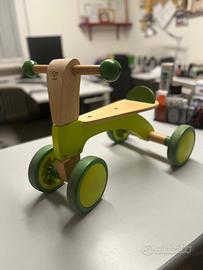 QUADRICICLO IN LEGNO per bambini