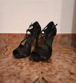 Sandali con tacco neri