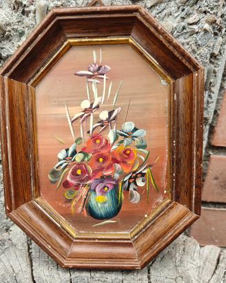 Quadro antico olio su rame 