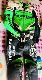 Tuta moto Texport ex mondiale Suoerbike (tg48)