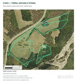 Furci: terreno agricolo con antico mulino 4,85 ha