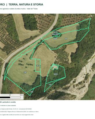 Furci: terreno agricolo con antico mulino 4,85 ha