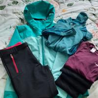 set sci-trekking bambina 10-12 anni