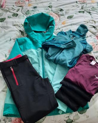 set sci-trekking bambina 10-12 anni