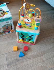 Cubo gioco multiattività 5 in 1 in legno