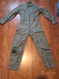 TUTA INTERA PILOTA AERONAUTICA MILITARE DA VOLO