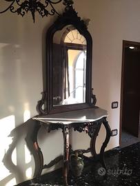 Consolle con specchio