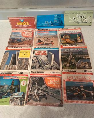 Grande Lotto Vintage Travel: 9 View-Master + 3 Set