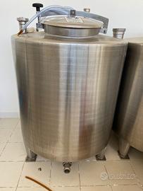 3 Serbatoi inox 10 hl