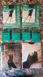 Lotto 8 collant donna nuovi  Golden Lady,Omsa,