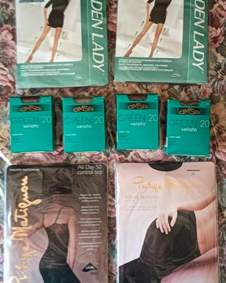 Lotto 8 collant donna nuovi  Golden Lady,Omsa,