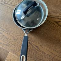 Pentola port con coperchio