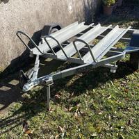 Carrello TRAILER Porta moto 3 Posti