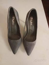 Scarpe décolleté grigie Flyfor Tg 37