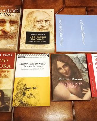 7 Libri Leonardo da Vinci Edizioni Rare NUOVI