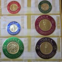 Tonga 1962-1963 monete d'oro airmail