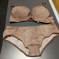 Completo reggiseno e slip fantasia maculato tipo B