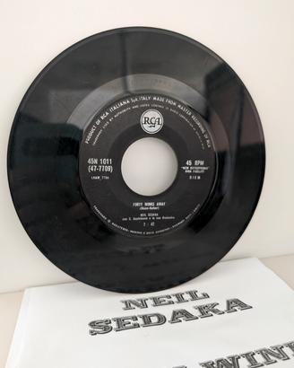 45 giri Forty Winks Away Stairway To Heaven Sedaka