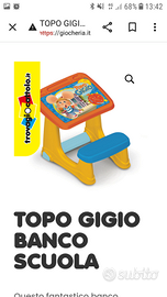 banco scuola Topo Gigio