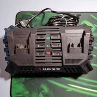 caricabatterie doppio parkside 20v 