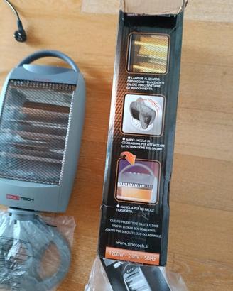 Stufa Elettrica al Quarzo 1200W Oscillante