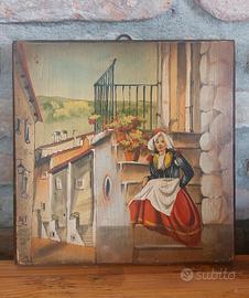 dipinti su legno massello