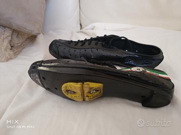 scarpe da ciclista vintage
