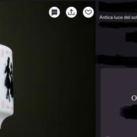 LAMPADA SOSPENSIONE D’EPOCA(raro/ da Francia)vetro