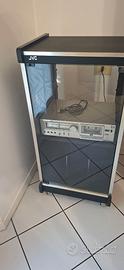 Mobiletto Rack Hi-Fi JVC Vintage con Anta