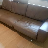 Divano in pelle Albani 240x96x85