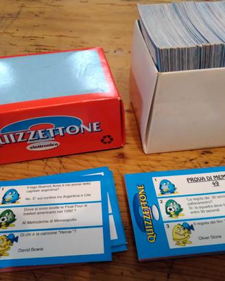 Quizettone elettronico, scatola domande