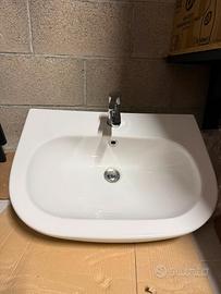 Lavabo Azzurra Pratica + rubinetto Frattini NET