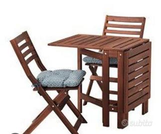 Tavolo ikea applaro con nr 6 sedie 2inscatola