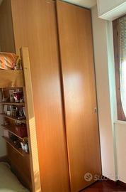 Letto a castello e armadio