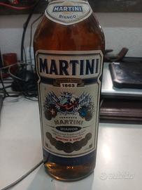 Bottiglia Martini Bianco 1L vetro vintage 