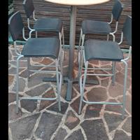 tavolo e 4 sedie da terrazzo
