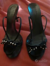 Sandali Gucci donna neri misura 38.5 38 e 1/2