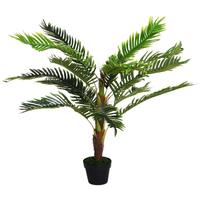 Outsunny Pianta Artificiale Palma Cycas Alta 123cm