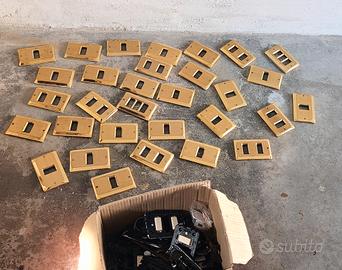 33 placche Vimar in ottone 