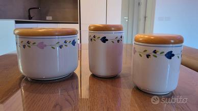 Contenitori zucchero biscotti caffè