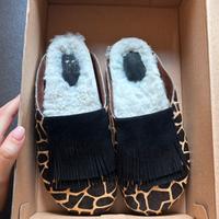 Pantofole/Sabot in cavallino fantasia animalier