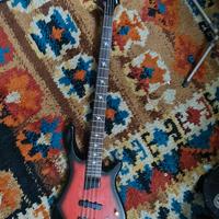 basso elettrico 4 corde metal design 