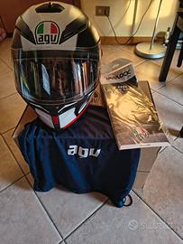 Casco AGV K-5 Darkstorm Matt Black/Red