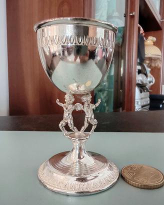 CALICE PORTAUOVO VINTAGE ANNI 50/60 ARG.1000 LAMIN