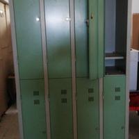 Armadio spogliatoio 8 posti in metallo