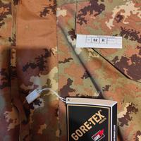 Sopraggiubba mimetica Gorotex Nuova