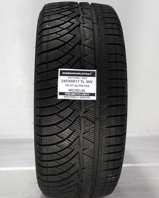 1 PNEUMATICO USATO 245/45R17 99V P ALP 4 MICHELIN 