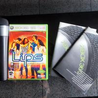 LIPS + 2 MICROFONI XBOX 360 PAL ITA COME NUOVO

